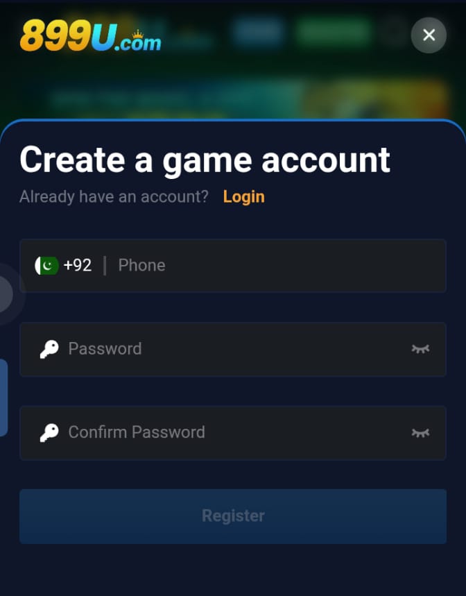 899U Game Register