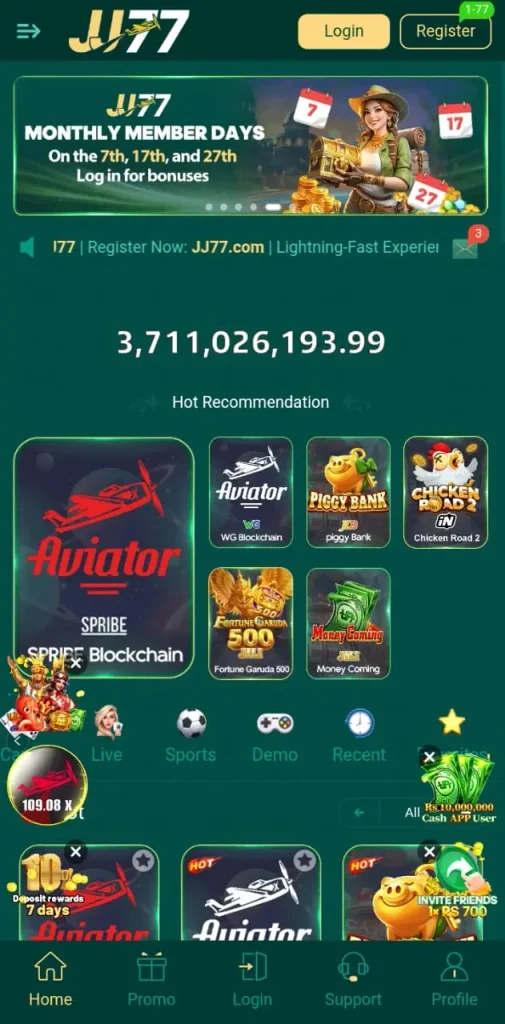 JJ77 game