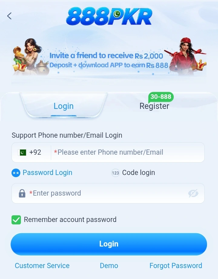 888PKR game login
